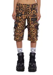 [Tripp NYC] Leopard Punk Short Pants