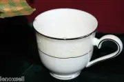 Set of 4 LENOX Faith Tea Cups only Brand NEW with tags USA white platinum