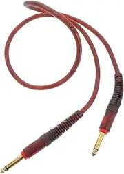 Generic Guitar Adapter Double Male to Male Microphone Cable Mono Extension Cord for Instrument Sturdy Auxiliary Audio Connection Enhanced Performance for Recording and Amplifiers