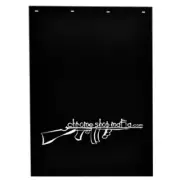 24 X 36 Inch Chrome Shop Mafia Mud Flap Driver Side