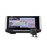 Dual Lens Car DVR Touch Screen GPS BT Recorder Video Parking Monitor G-sensor