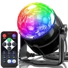 7 Colors Strobe Light Disco Ball Lamps for Home Room Parties Kids Birthday