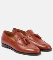 [Loro Piana] Loro Piana Francis leather loafers AU 7.5 brown