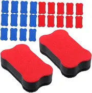 DIYEAH 24pcs Portable Whiteboard Erasers Erasers for Classroom Office Efficient Cleaning Compact for Whiteboards Chalkboards Versatile Supplies for Students Teachers