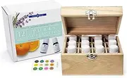 Pures Collection Essential Oil Box Set - 12 x 10ml, Cruelty Free & Vegan, 100% Pure & Natural