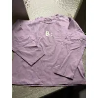在飛比找蝦皮購物優惠-全新韓單beams紫色薄長袖120
