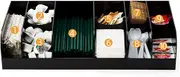 Coffee Condiment Organizer for Countertop with 10 Compartment, for Home, Office, Break Room, Easy to Clean