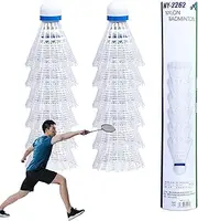 Nylon Badminton Shuttlecocks - Waterproof Sports Gear - Collision-Proof Badminton Shuttlecock Balls for Indoor Outdoor Sports Training