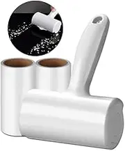 Returntrue Extra Sticky Lint Roller for Pet Hair Removal – Lint Remover with Anti-Dust Lid, Dog & Cat Hair Remover for Clothes, Furniture, and Bedding, 1 Roller + 3 Refills, 150 Total Sheets