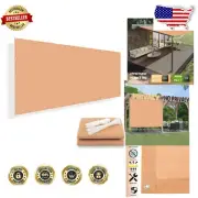 Durable 9x13 FT Shade Cover with 95% Sun Blockage & Custom Options in Peach Fuzz