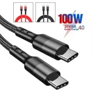 USB C TO USB C Charger Cable Type C Fast Charging Data Lead for Samsung Android