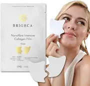 BRIGHCA Melting Collagen Film Refill Pack (8 Pouches) - Part of Brighca’s Melting Collagen Set | Anti-Aging Korean Skin Care Collagen Routine (CHEEKS)