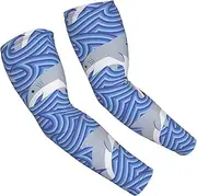[FSCEV] Foraging Fish Sun Protection Arm Sleeves Outdoor Essentials Cooling Compression Golf Hiking Cycling