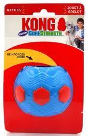 KONG CoreStrength Rattlez Pod Ball MEDIUM/LARGE Durable Fetch & Chew Dog Toy