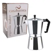 Casabarista Classic 9 Cup Aluminium Espresso Maker