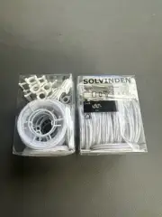 2 Ikea Solvinden 3" Fairy Lights White Replacement Lantern Covers