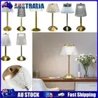 AU Crystal Table Lamps Metal Base Touch Bedside Lamp Rechargeable Nightstand Lam