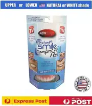 Instant Smile Comfort Fit Flex Temporary Tooth Repair Solid Denture Adhesive US