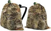 GUGULUZA Mesh Decoy Bags, Green/Camo Duck Decoy Bag for Goose/Turkey/Waterfowl/Pigeon, Light Weight Carrying Storage Backpack for Hunting