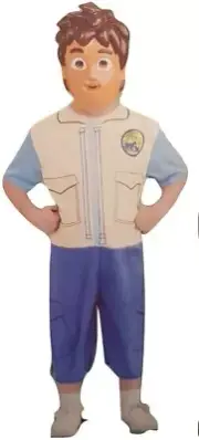Rubie's Go Diego Go! Complete Costume Set with mask for Small Child Size 4-6