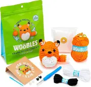 Crochet Kit For Beginners Diy Crochet Stuffed Animal Kit Beginner Crochet Kit fox