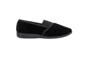 Womens Grosby Candy Black Slippers Slip On Flats Ladies Shoes