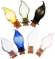 Kichvoe 1Set Mini Glass Drift Bottles with Cork Stoppers Charming Decorative Vials for DIY Crafts and Vintage Wedding Versatile Glass Jars