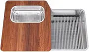 [FRANKE] OR2X110-WKC Orca 2.0 Undermount Sink, Stainless Steel
