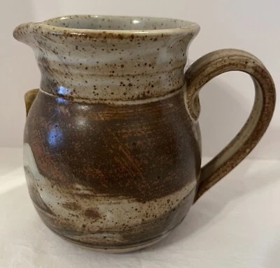 Vintage Kelso Brown/Off-White Creamer Stoneware - Scotland