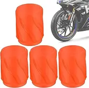 Fluorescent Tire Valve Cap, Glow in The Dark Valve Stem Caps | 4X Fluorescent Car Tire Valve Caps - Car Tire Decoration Accessories
