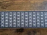 6.75 YRD Johnson Fabric Gisele Trim 1.75" Width Blue 77% Fibranne, 23% Rayon