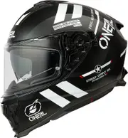 ONeal Challenger Warhawk, full face helmet , color: Matt Black/White/Red , size: M