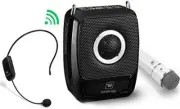 S92 Pro Portable PA System -25W Bluetooth Speaker with Dual Wireless Microphones