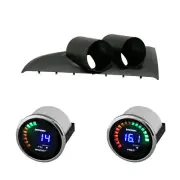 BA BF Falcon XR6T F6 Clip-in Gauge Pod Holder w/ Electronic Boost & Volts Gauges (for: Ford)