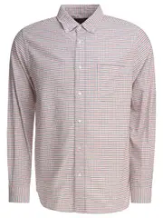 [Beams Plus] Beams Plus-Oxford Tattersall Shirts Bianco-Uomo L