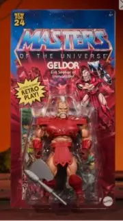Masters of the Universe Exclusive Origins Geldor Action Figure IN HAND