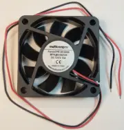 Axial Fan 60mm Square 12VDC 18.84CFM 0.12A 1.44W 3800RPM Hydro Wave Bearing, New