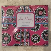 NEW VERA BRADLEY Duly Noted Desk Set Address Calendar Note Pad "Cupcake Pink”