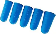LALAFINA Silicone Finger Covers 5pcs Set High Temp Skid Proof Protective Finger Cots
