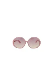 Geometric frame sunglasses 61 LILACLIGHTGOLDLILACGRAD