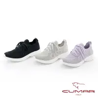 在飛比找蝦皮商城優惠-【CUMAR】鑽飾飛織布彈力輕量化休閒鞋