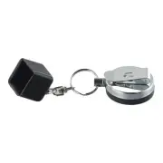 Cue Chalk Holder Chalk Holder Metal + Plastic Retractable Rope Hot Sale