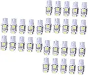 Gatuida 3sets T10 Led Car Bulbs Led Lamp 5050 5smd Side Light White for Map License Plate Trunk Side Marker 10pcs*3