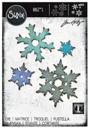 Sizzix Bigz L Stacked Snowflakes die #660052 Retail $34.99 by Tim Holtz