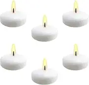 6Pack Floating Candles，Candle Floating Unscented Discs for Wedding, Pool Party, Holiday & Home Decor
