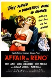Affair In Reno poster John Lund Doris Singleton Angela Greene 1957 Old Photo 1