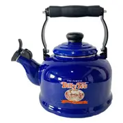 Billy Tea Enamel Whistling Kettle Blue 2.1L