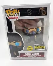 Funko pop! Motral Kombat Sub-Zero Glows Entertainment Earth Exclusive 1057