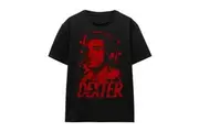 Dexter Unisex Adult Born In Blood T-Shirt (Black) - UTTV15615