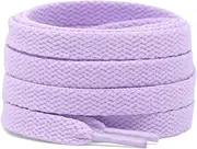 DELELE 2 Pair Super Quality 24 Colors Flat Shoe laces 5/16" Wide Shoelaces for Athletic Running Sneakers Shoes Boot Strings